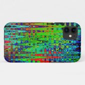 Rainbow Zickzack Abstrakt Case-Mate iPhone Hülle (Rückseite (Horizontal))