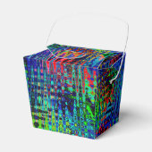 Rainbow Zickzack Abstrakt Geschenkschachtel (Vorderseite)