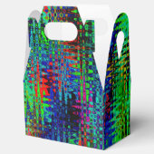 Rainbow Zickzack Abstrakt Geschenkschachtel (Geöffnet)
