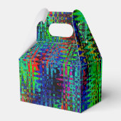 Rainbow Zickzack Abstrakt Geschenkschachtel (Vorderseite)
