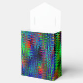 Rainbow Zickzack Abstrakt Geschenkschachtel (Geöffnet)