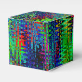 Rainbow Zickzack Abstrakt Geschenkschachtel (Vorderseite)