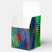 Rainbow Zickzack Abstrakt Geschenkschachtel (Geöffnet)