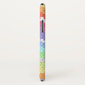 Rainbow Zickzack Hartglas Farblich Abstrakt Case-Mate iPhone Hülle (Hinten/Rechts)