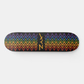 Rainbow Zickzack Pattern-Custom-Skateboard Skateboard (Horizontal)