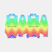 Rainbow Zickzack Pattern Individuelle Name Geschenkschachtel (Ungefaltet)