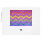 Rainbow Zickzack von Shirley Taylor (Rückseite Horizontal)
