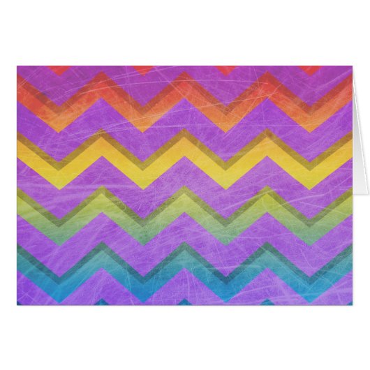 Rainbow Zickzack von Shirley Taylor (Vorderseite (Horizontal))