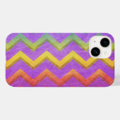 Rainbow Zickzack von Shirley Taylor Case-Mate iPhone Hülle (Rückseite (Horizontal))