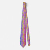 Rainbow Zickzack von Shirley Taylor Krawatte (Vorderseite)