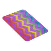 Rainbow Zickzack von Shirley Taylor Magnet (Rechte Seite)