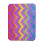 Rainbow Zickzack von Shirley Taylor Magnet (Vertikal)