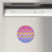 Rainbow Zickzack von Shirley Taylor Magnet (In Situ (Geschirrspüler))