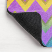Rainbow Zickzack von Shirley Taylor Mousepad (Ecke)