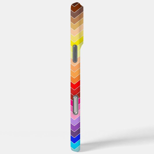 Rainbow Zig Zag Case-Mate iPhone Hülle (Rückseite / Rechts)