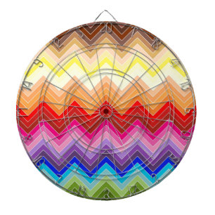 Rainbow Zig Zag Dartscheibe