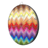 Rainbow Zig Zag Dartscheibe (Vorderseite rechts)
