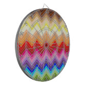 Rainbow Zig Zag Dartscheibe (Vorderseite Links)