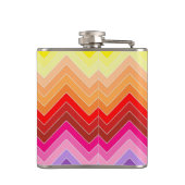Rainbow Zig Zag Flachmann (Rückseite)