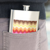 Rainbow Zig Zag Flachmann (Beispiel)
