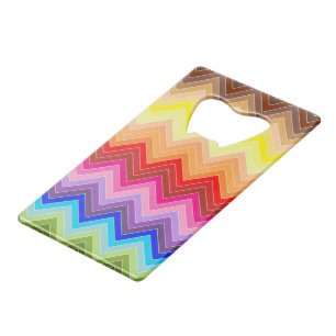 Rainbow Zig Zag Geldbeutel Flaschenöffner