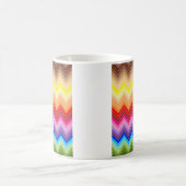 Rainbow Zig Zag Kaffeetasse (Mittel)