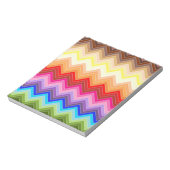 Rainbow Zig Zag Notizblock (Rotiert)