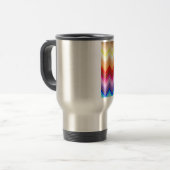 Rainbow Zig Zag Reisebecher (Vorderseite Links)