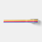 Rainbow Zig Zag Satinband (Vorderseite)