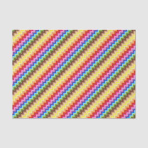 Rainbow Zig Zag Seidenpapier