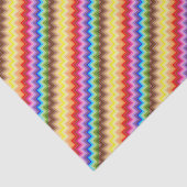 Rainbow Zig Zag Seidenpapier (Ausschnitt)