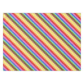 Rainbow Zig Zag Tischdecke (Vorderseite (Horizontal))