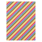 Rainbow Zig Zag Tischdecke (Vorderseite)