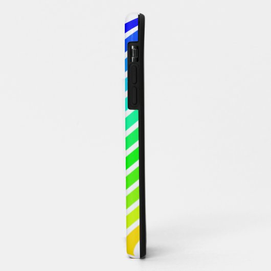 Rainbow Zigzag Case-Mate iPhone Hülle (Hinten/Links)