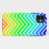 Rainbow Zigzag Case-Mate iPhone Hülle (Rückseite (Horizontal))