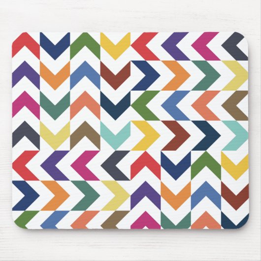 Rainbow ZigZag MousePad (Vorne)