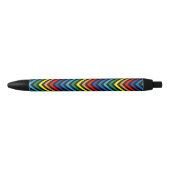 RAINBOW Zigzag Muster Kugelschreiber (Vorderseite)