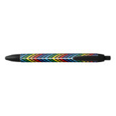 RAINBOW Zigzag Muster Kugelschreiber (Rückseite)