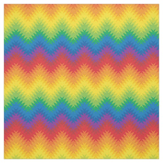 Rainbow ZigZag Stoff (Muster)