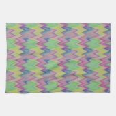 Rainbow Zigzags B Geschirrtuch (Horizontal)