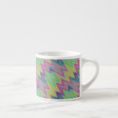 Rainbow Zigzags Espressotasse (Rechts)
