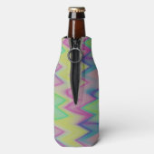 Rainbow Zigzags Flaschenkühler (Flasche Rückseite)
