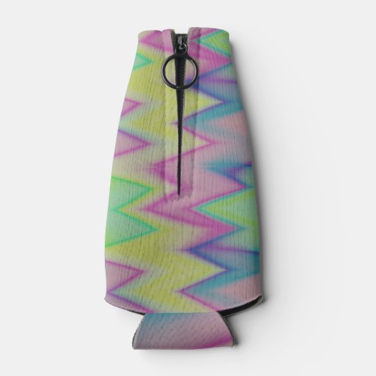 Rainbow Zigzags Flaschenkühler (Rückseite)