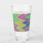 Rainbow Zigzags Glas (Rückseite)