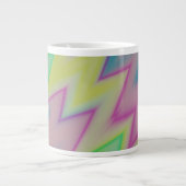 Rainbow Zigzags Jumbo-Tasse (Vorderseite)
