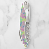Rainbow Zigzags Kellnermesser (Rückseite)