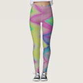 Rainbow Zigzags Leggings (Vorderseite)