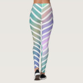 Rainbow Zigzags Leggings (Rückseite)