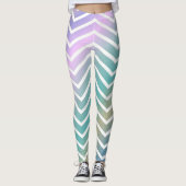 Rainbow Zigzags Leggings (Vorderseite)
