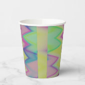 Rainbow Zigzags Pappbecher (Links)